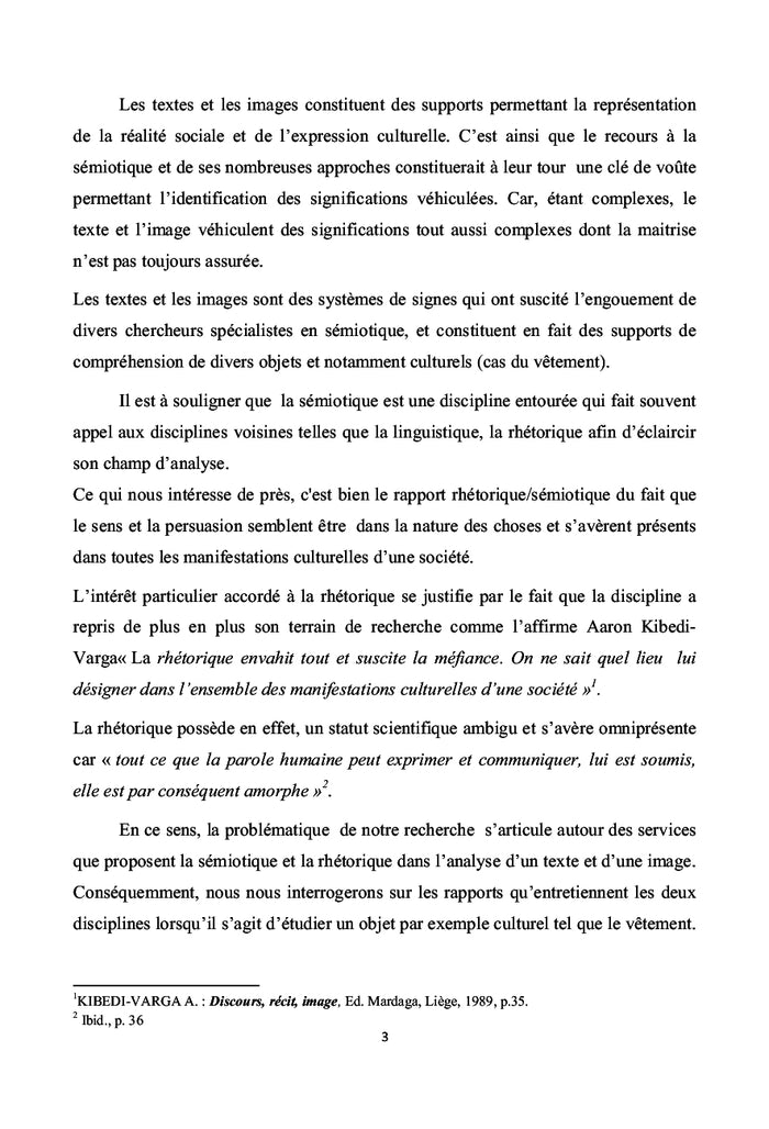 Sémiotique et rhétorique, genèse et circonscription théorique.