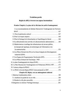 Les enjeux de la cohérence urbaine dans la ville de Bejaia