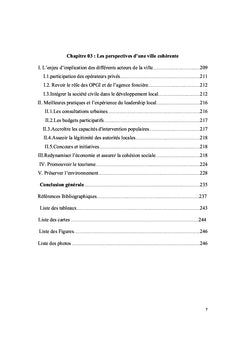 Les enjeux de la cohérence urbaine dans la ville de Bejaia
