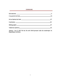 Code du numérique en République du Bénin