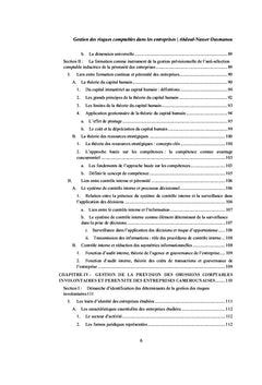 Gestion des risques comptables et pérennité des entreprises
