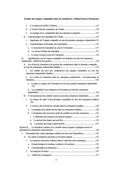 Gestion des risques comptables et pérennité des entreprises