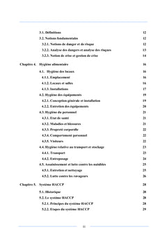 Qualité et sécurité alimentaire