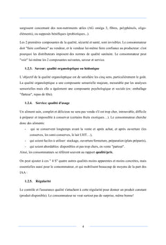 Qualité et sécurité alimentaire