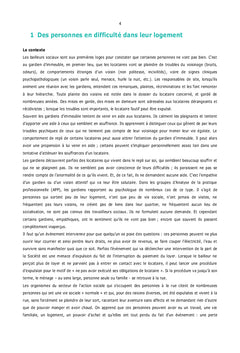 La médiation logement