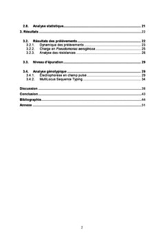 Pseudomonas aeruginosa et effluents : impact de l'hôpital