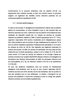 Pseudomonas aeruginosa et effluents : impact de l'hôpital