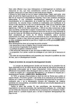 Gestion de l'eau et développement durable dans le Monde