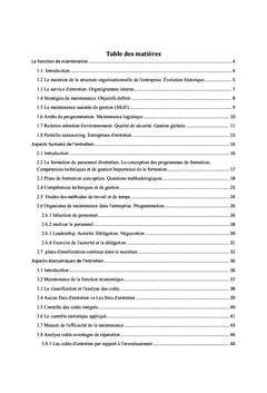 Introduction à l'ingénierie de la maintenance