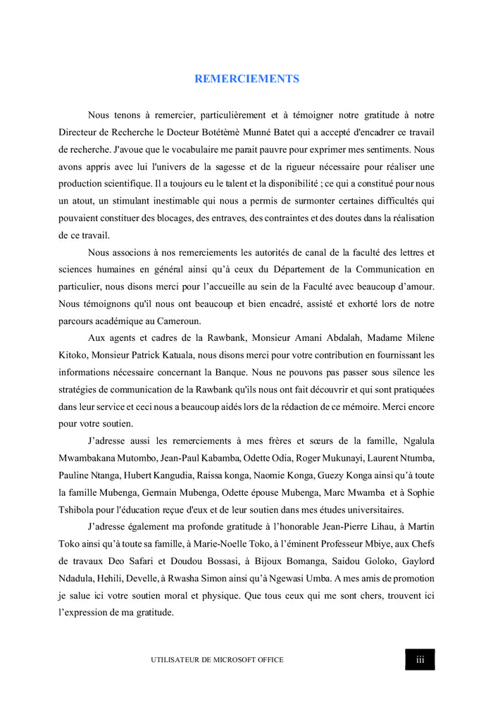 Communication Corporate des banques en RDC