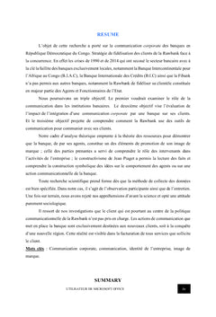 Communication Corporate des banques en RDC