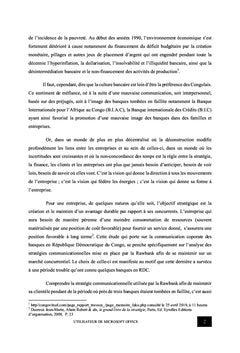 Communication Corporate des banques en RDC