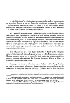 La Judée de Vespasien à Bar Kokhba