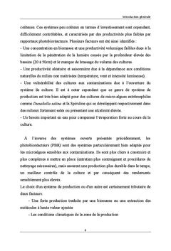 Potentiel biotechnologique des microalgues extremophiles tunisiennes
