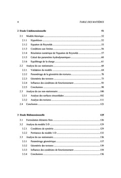 Modélisation de la lubrification des surfaces texturées