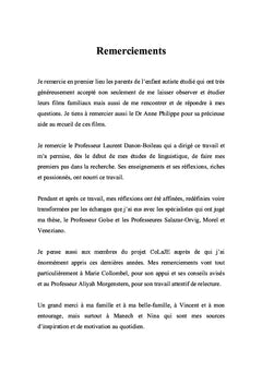 Développement vocal de l'enfant autiste