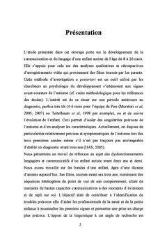 Développement vocal de l'enfant autiste