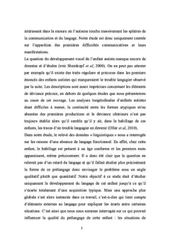 Développement vocal de l'enfant autiste