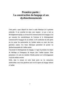 Développement vocal de l'enfant autiste