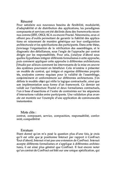 Fiabilité des assemblages de composants logiciels