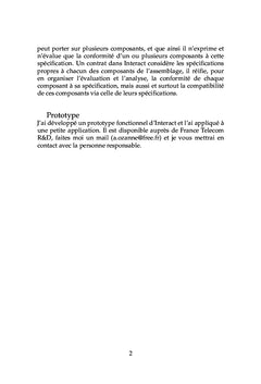 Fiabilité des assemblages de composants logiciels