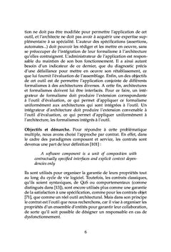 Fiabilité des assemblages de composants logiciels