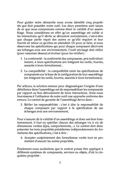 Fiabilité des assemblages de composants logiciels
