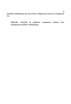 Usage des TIC en mathématiques dans le secondaire au Burkina Faso