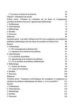 Usage des TIC en mathématiques dans le secondaire au Burkina Faso