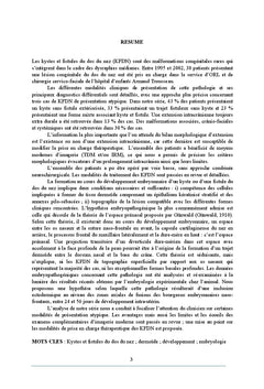 Kystes et fistules congénitaux du dos du nez