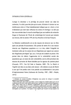Gouvernementalité et libération conditionnelle
