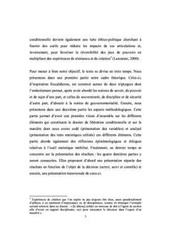 Gouvernementalité et libération conditionnelle