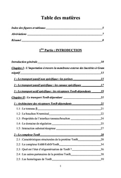 L'acquisition du fer chez les bactéries à gram négatif