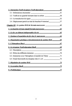 L'acquisition du fer chez les bactéries à gram négatif