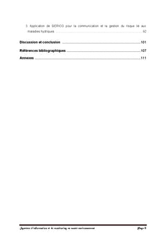 Système d'information et de monitoring en santé-environnement