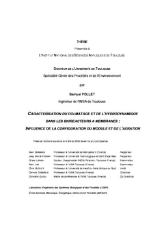 Les bioréacteurs à membranes