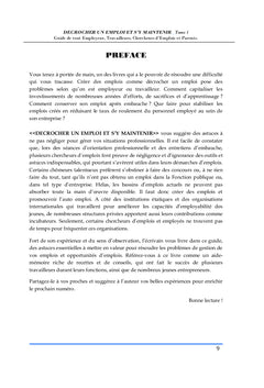 Décrocher un emploi et s'y maintenir