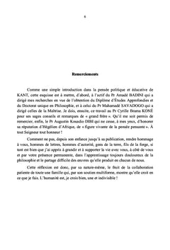 La paix et l'éducation chez E. Kant