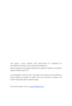 Le contrepoint gestuel