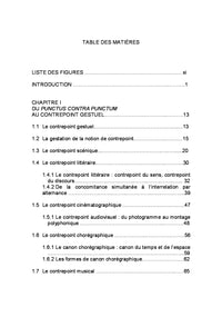 Le contrepoint gestuel