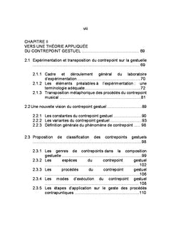 Le contrepoint gestuel