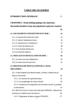 Etude physico-chimique de la copolymérisation de résine polyester