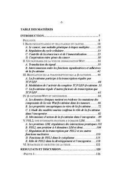 Signalisation cellulaire et transcription dans l'oncogenèse