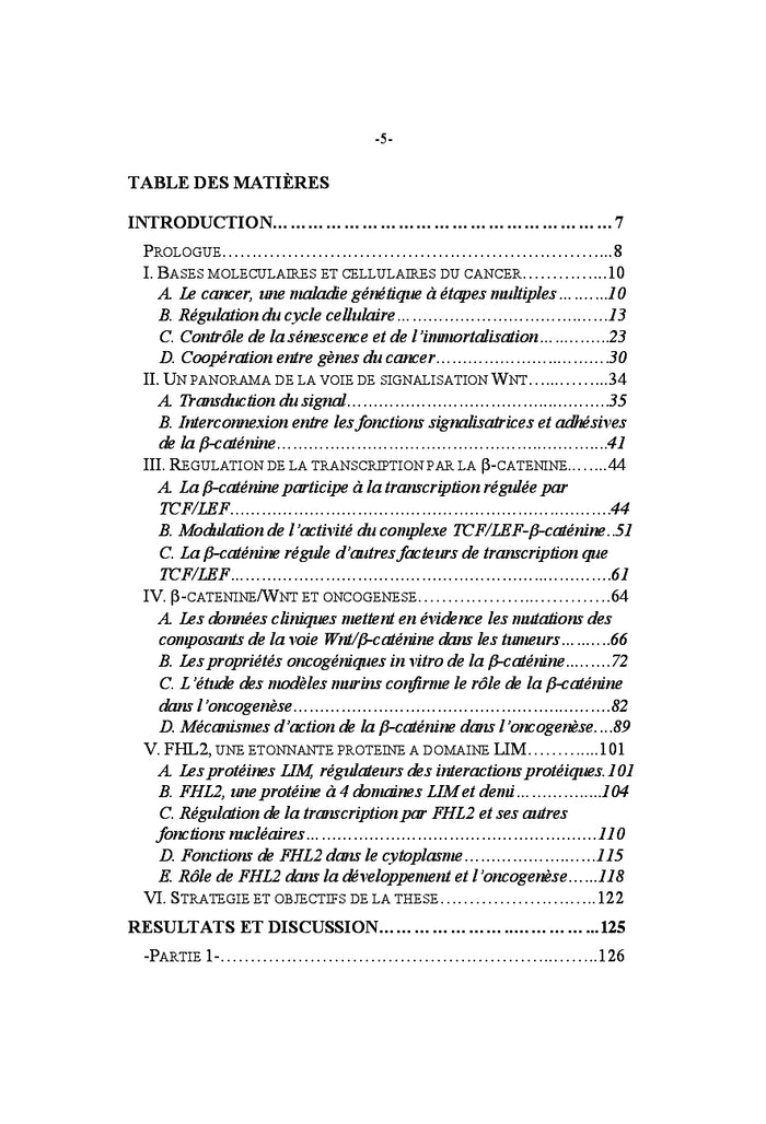 Signalisation cellulaire et transcription dans l'oncogenèse