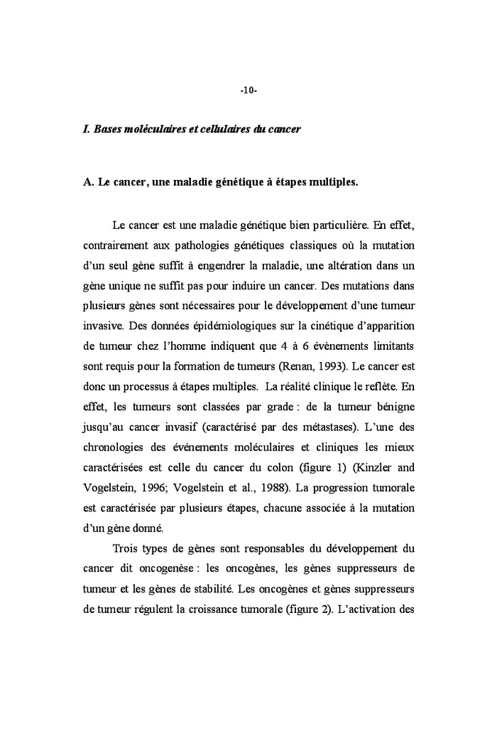 Signalisation cellulaire et transcription dans l'oncogenèse