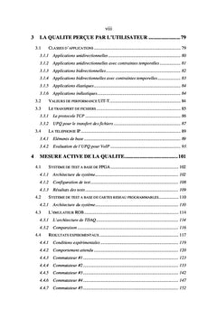 Mesure de la qualité dans les réseaux informatiques