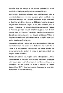 Assemblage de la chromatine