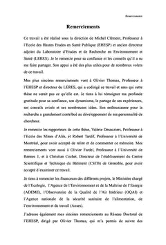 Contamination de l'air intérieur