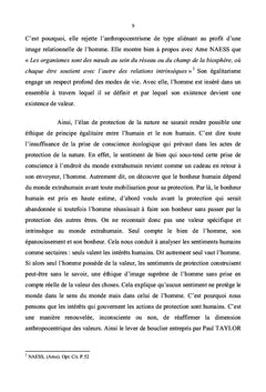 Propos sur l'environnement