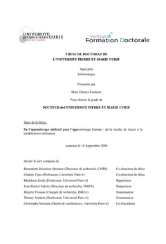 Analyse des interactions: des traces à la modélisation